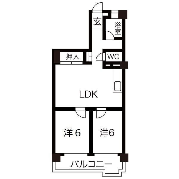 愛知県名古屋市名東区香流１ 一社駅 2DK マンション 賃貸物件詳細