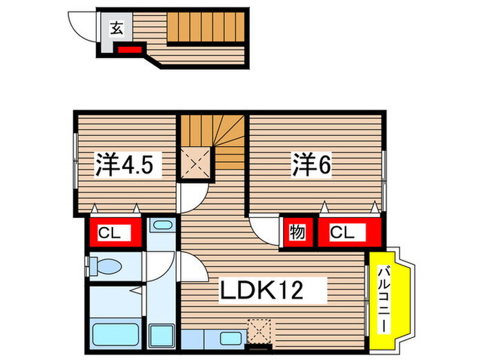 千葉県茂原市高師台２ 茂原駅 2LDK アパート 賃貸物件詳細