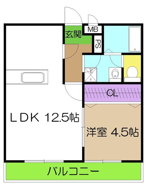 高知県高知市朝倉丙 朝倉駅 1LDK マンション 賃貸物件詳細