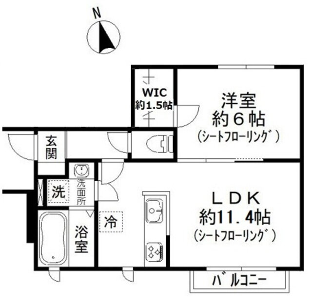 神奈川県横浜市神奈川区神大寺４ 片倉町駅 1LDK アパート 賃貸物件詳細
