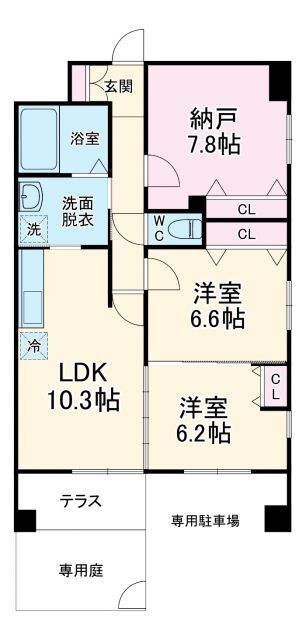 神奈川県横浜市都筑区牛久保２ 鷺沼駅 2SLDK マンション 賃貸物件詳細