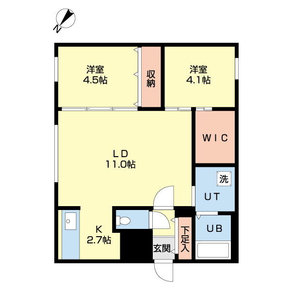 北海道札幌市東区北二十四条東１０ 元町駅 2LDK マンション 賃貸物件詳細