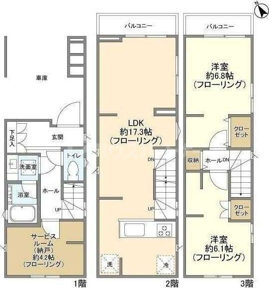 千葉県市川市新田２ 市川駅 2SLDK 一戸建て 賃貸物件詳細