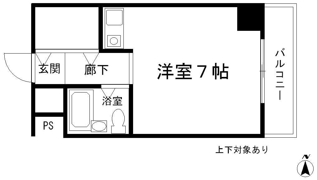 メゾン西鶴賀 3階 ワンルーム 賃貸物件詳細