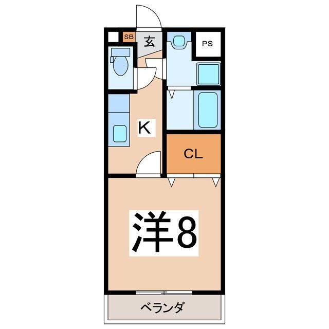 山梨県甲斐市中下条 竜王駅 1K マンション 賃貸物件詳細