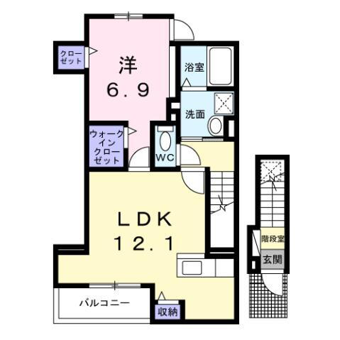 クレール東寺尾 2階 1LDK 賃貸物件詳細