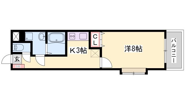 兵庫県姫路市飾磨区清水 飾磨駅 1K マンション 賃貸物件詳細