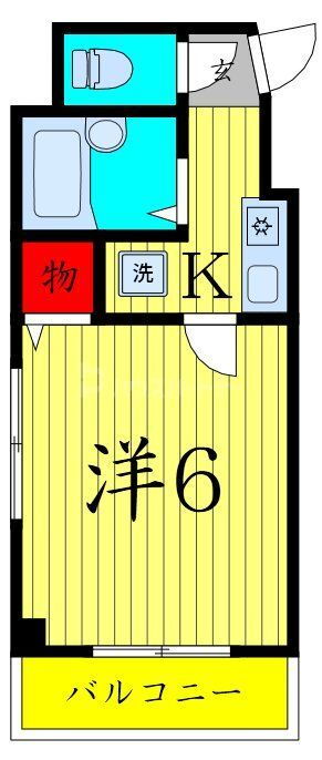 東京都江戸川区東小岩５ 小岩駅 1K マンション 賃貸物件詳細