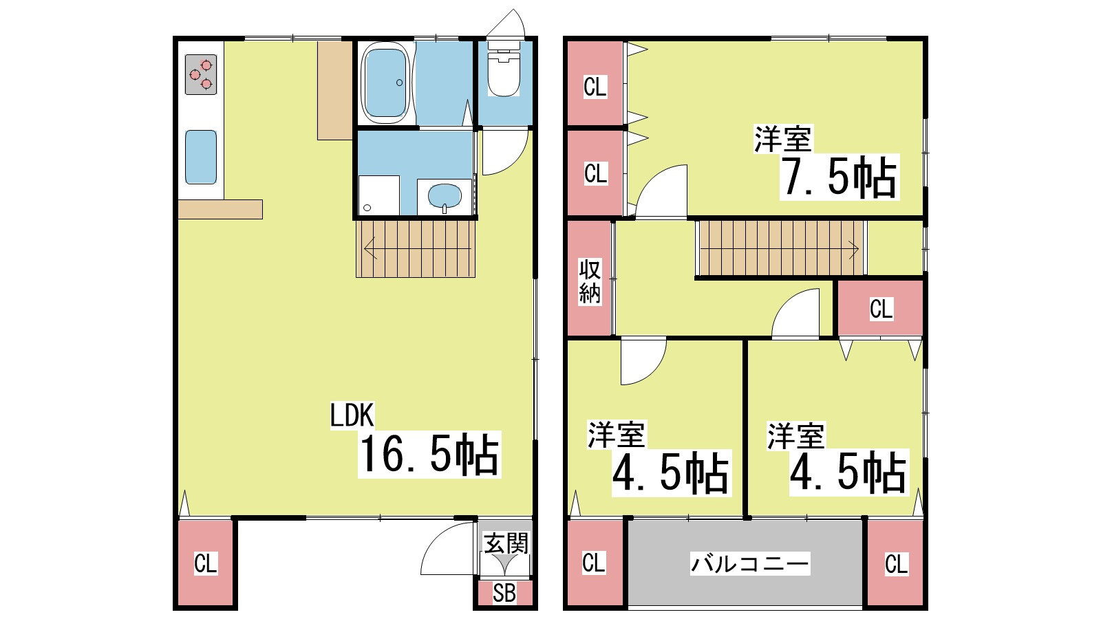 兵庫県神戸市灘区中郷町２ 六甲道駅 3LDK 一戸建て 賃貸物件詳細
