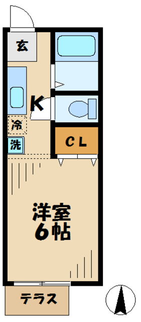 東京都八王子市越野 京王堀之内駅 1K アパート 賃貸物件詳細