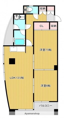 広島県広島市中区上幟町 縮景園前駅 2LDK マンション 賃貸物件詳細