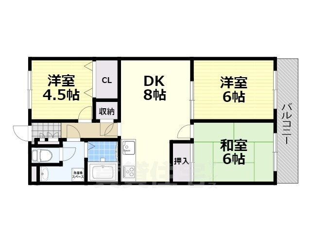 大阪府堺市中区深井清水町 深井駅 3DK マンション 賃貸物件詳細