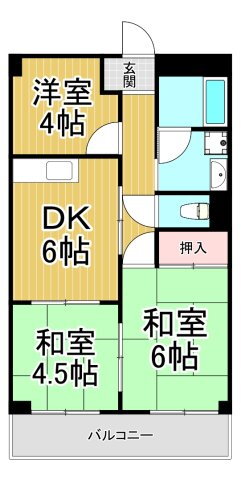 兵庫県西宮市大社町 甲陽園駅 3DK マンション 賃貸物件詳細