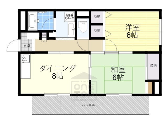 大阪府茨木市新中条町 南茨木駅 2DK マンション 賃貸物件詳細