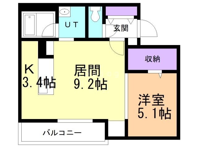 北海道札幌市豊平区豊平四条３ 学園前駅 1LDK マンション 賃貸物件詳細
