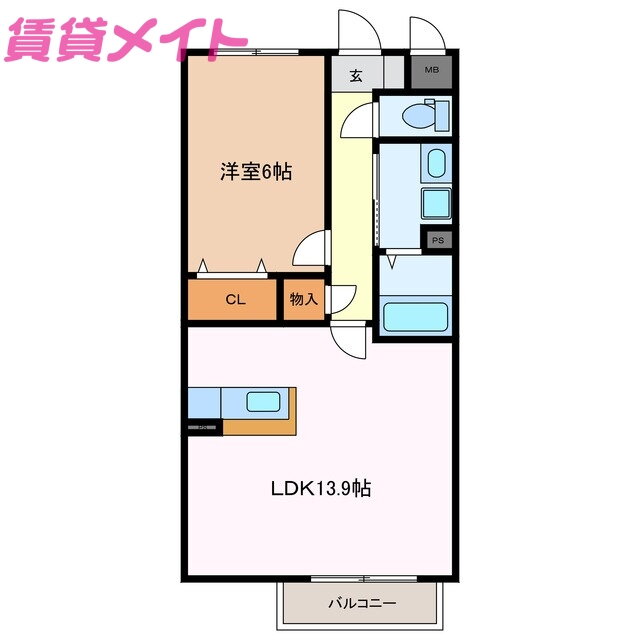三重県桑名市長島町小島 長島駅 1LDK アパート 賃貸物件詳細