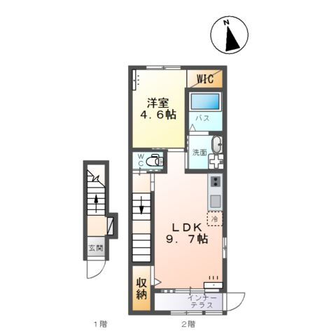 栃木県小山市若木町３ 小山駅 1LDK アパート 賃貸物件詳細
