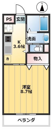徳島県徳島市中常三島町３ 徳島駅 1K マンション 賃貸物件詳細