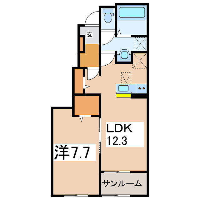 福島県会津若松市石堂町 会津若松駅 1LDK アパート 賃貸物件詳細