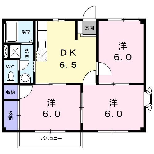 兵庫県姫路市田寺２ 播磨高岡駅 3DK アパート 賃貸物件詳細