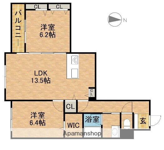 静岡県浜松市浜名区西美薗 美薗中央公園駅 2LDK マンション 賃貸物件詳細