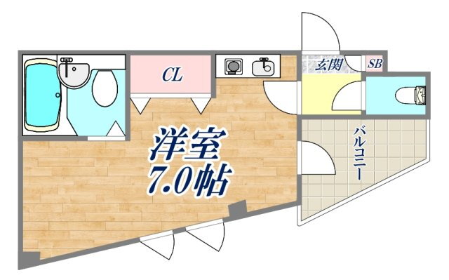 キャッスルアート御影 4階 ワンルーム 賃貸物件詳細