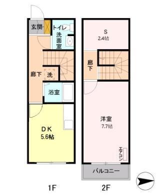 埼玉県さいたま市緑区道祖土４ 浦和駅 1SDK アパート 賃貸物件詳細