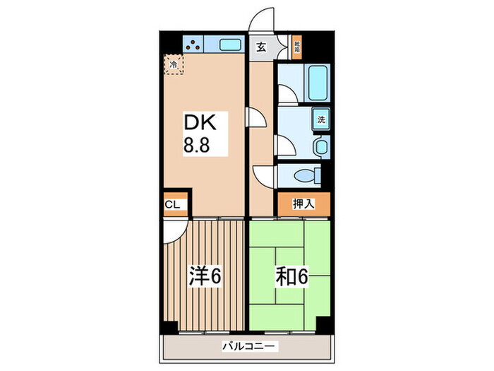 神奈川県相模原市中央区横山台２ 上溝駅 2DK マンション 賃貸物件詳細