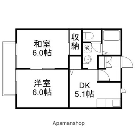 岡山県倉敷市児島塩生 児島駅 2DK アパート 賃貸物件詳細