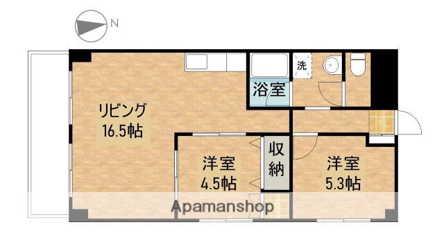 岡山県岡山市北区西古松１ 大元駅 2LDK マンション 賃貸物件詳細