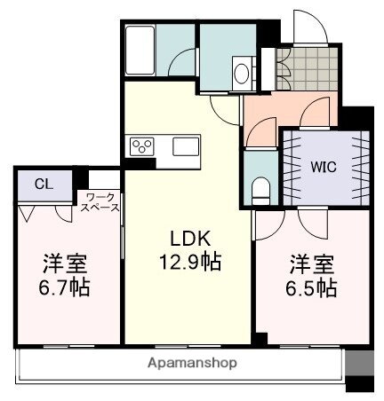 静岡県静岡市葵区柚木町 新静岡駅 2LDK マンション 賃貸物件詳細