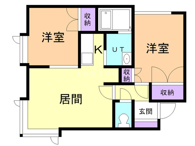 北海道旭川市春光七条８ 2LDK アパート 賃貸物件詳細