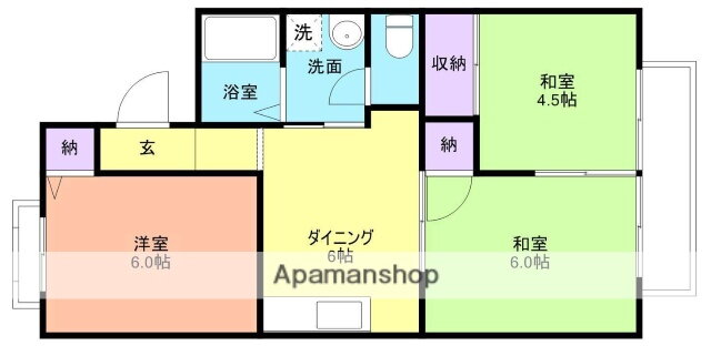 和歌山県和歌山市吐前 布施屋駅 3DK アパート 賃貸物件詳細