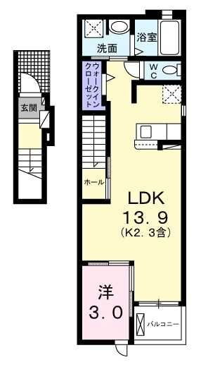 東京都西多摩郡瑞穂町大字長岡長谷部 箱根ケ崎駅 1LDK アパート 賃貸物件詳細