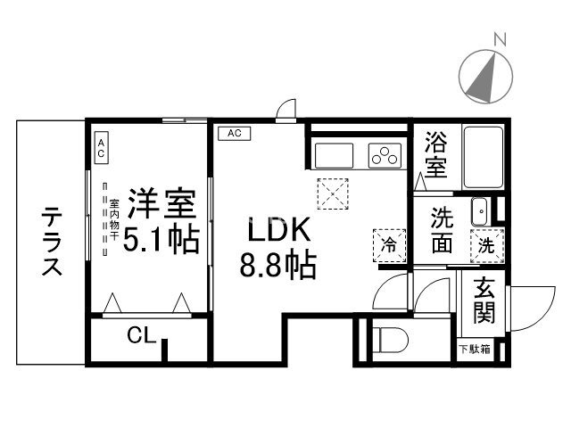 京都府京都市右京区嵯峨天龍寺今堀町 嵯峨嵐山駅 1LDK アパート 賃貸物件詳細