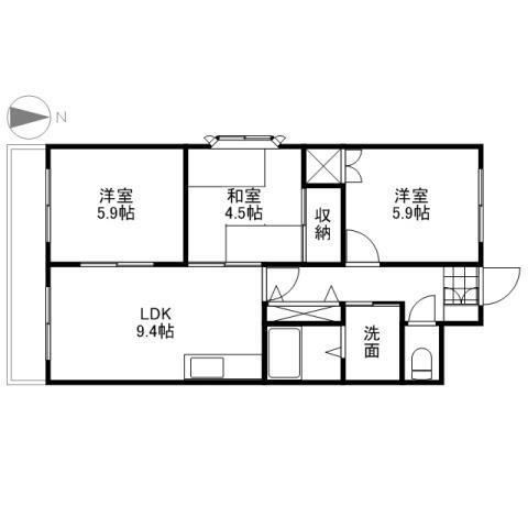 岡山県岡山市北区今７ 備前西市駅 3LDK アパート 賃貸物件詳細