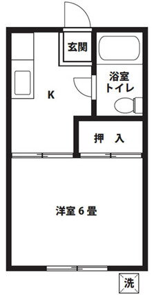 フェリスタ上矢部 1階 1K 賃貸物件詳細