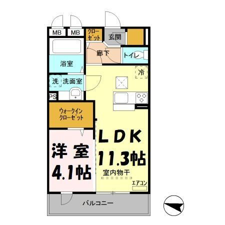 埼玉県越谷市レイクタウン７ 越谷レイクタウン駅 1LDK アパート 賃貸物件詳細