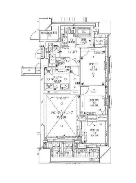 東京都中央区新川２ 八丁堀駅 3LDK マンション 賃貸物件詳細