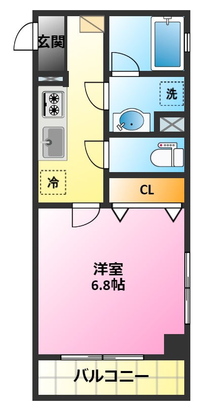 神奈川県川崎市中原区井田中ノ町 元住吉駅 1K マンション 賃貸物件詳細