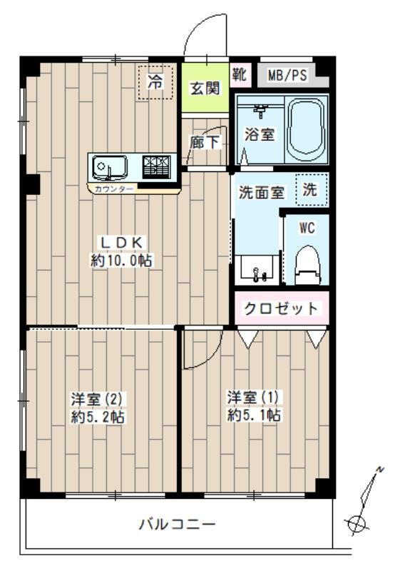 神奈川県川崎市幸区南加瀬５ 川崎駅 2LDK マンション 賃貸物件詳細