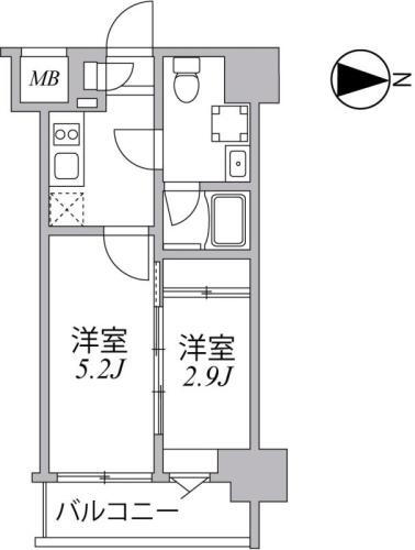 東京都江東区大島１ 住吉駅 2K マンション 賃貸物件詳細