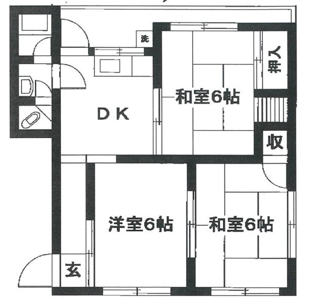 兵庫県姫路市白国２ 野里駅 3DK マンション 賃貸物件詳細