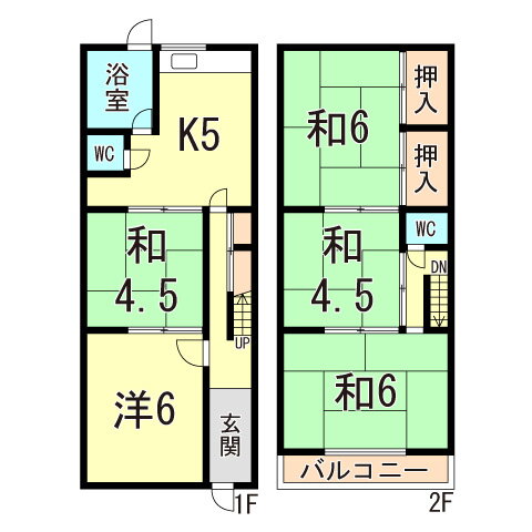 兵庫県神戸市兵庫区湊川町５ 湊川公園駅 5DK 一戸建て 賃貸物件詳細