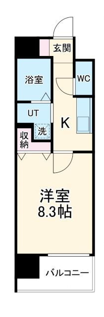 愛知県一宮市栄１ 尾張一宮駅 1K マンション 賃貸物件詳細