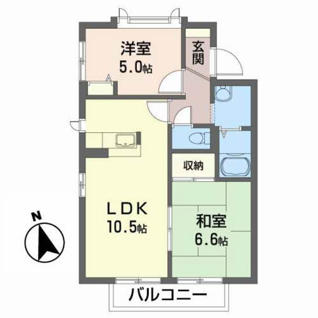 櫻桑の杜　参番館 2階 2LDK 賃貸物件詳細