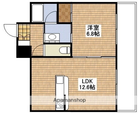 ファーストクラス市民病院前 3階 1LDK 賃貸物件詳細