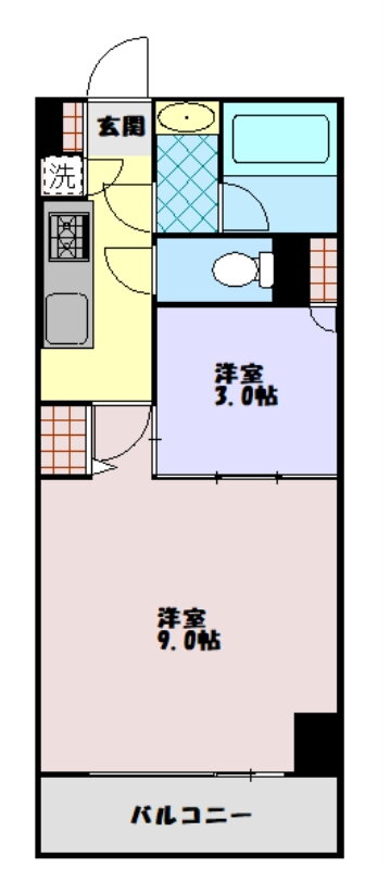 宮城県仙台市宮城野区新田東３ 小鶴新田駅 2K マンション 賃貸物件詳細