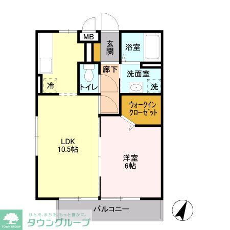 スカイシティ・ベルテ 3階 1LDK 賃貸物件詳細