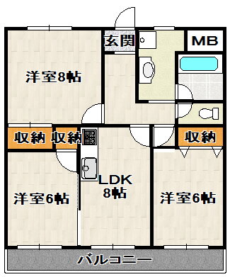 兵庫県宝塚市川面５ 宝塚駅 3LDK マンション 賃貸物件詳細